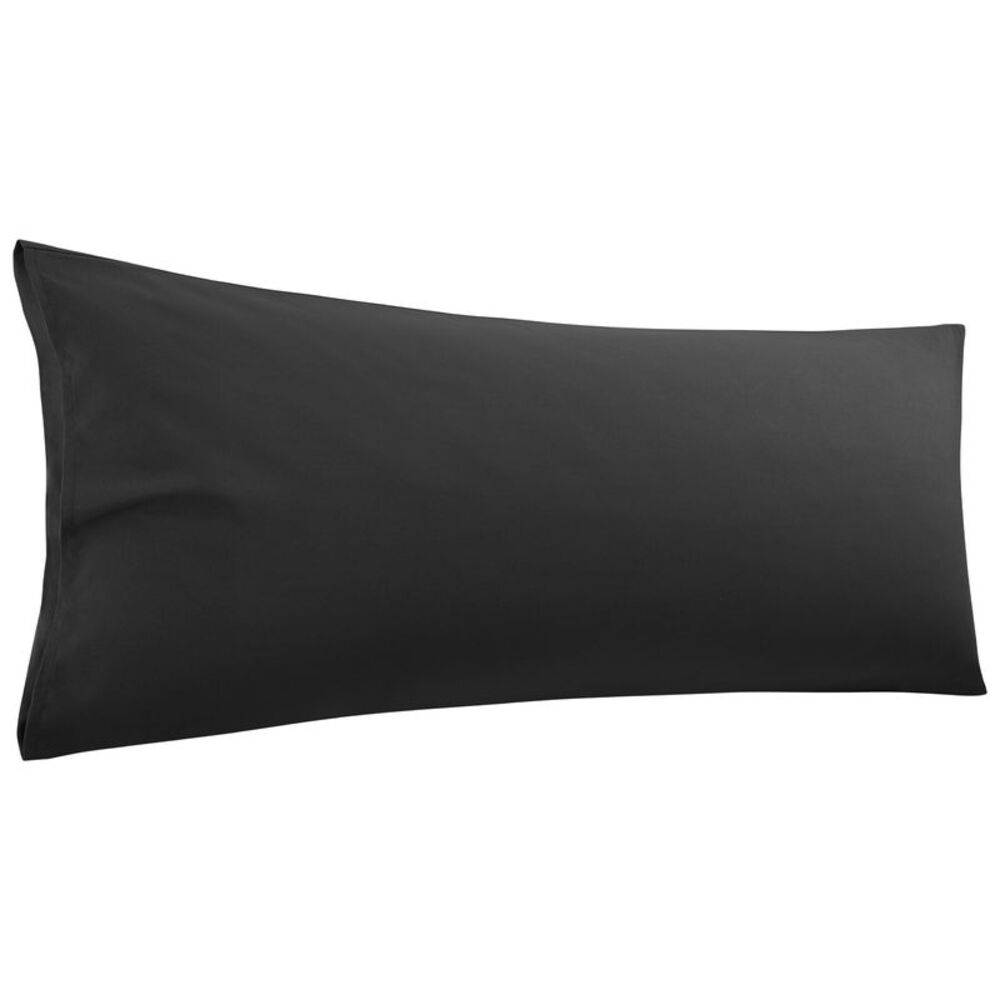Body Pillowcases Microfiber Soft Pillow Covers Body(20"x48") Black